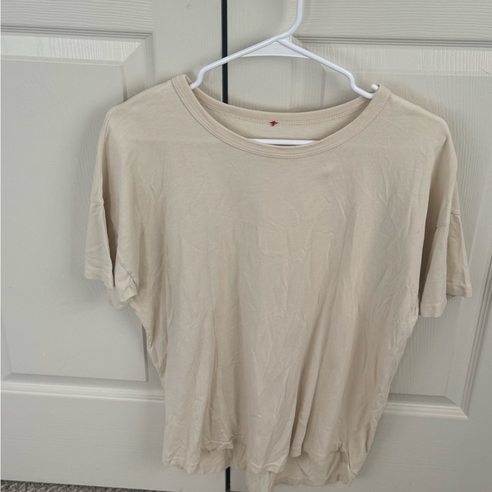Casual Beige Women's Top